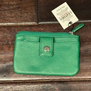 Mundi - Green Leather Wallet New